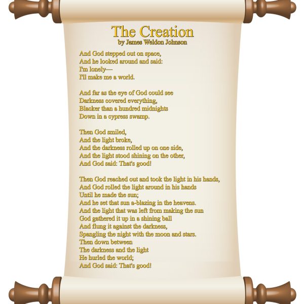 The Creation Scroll by James Weldon Johnson